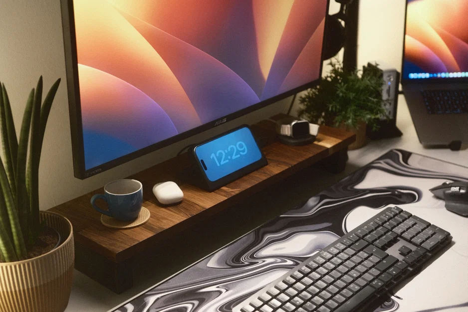 Chân đế vặn vít cho kệ nâng màn hình để bàn (Desktop Monitor Stand legs) - Image 1