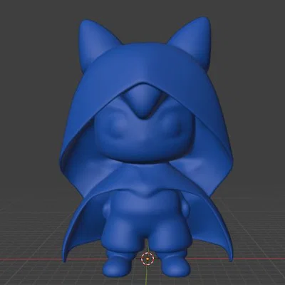 Mô hình 3D nhân vật Zero phong cách Chibi dễ thương