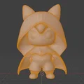 Mô hình 3D nhân vật Zero phong cách Chibi dễ thương - Thumbnail 4