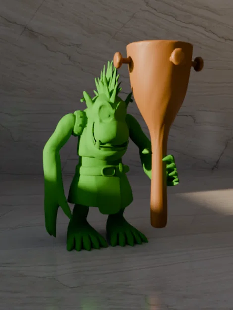 Mô hình 3D Goblimon từ Digimon - Tải file STL miễn phí - Image 1