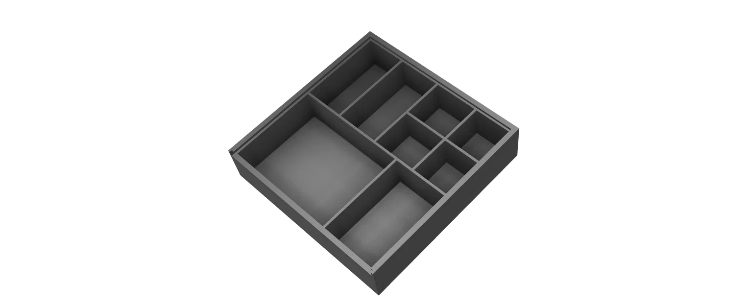 Mẫu khay đựng ốc vít, linh kiện thông minh (Bolt Box) in 3D - Image 1