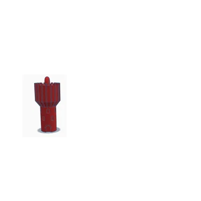 Mẫu móc khóa tháp nước (Watertoren) in 3D tinh xảo