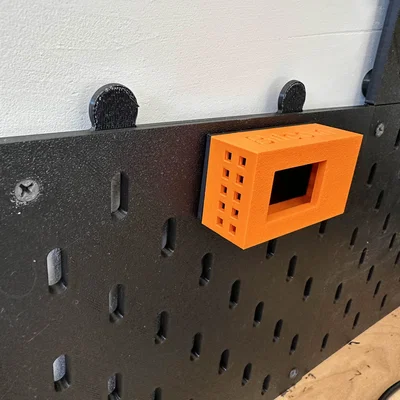 Nắp hộp Nerdminer treo bảng Ikea SKADIS - Giải pháp gọn gàng cho góc làm việc