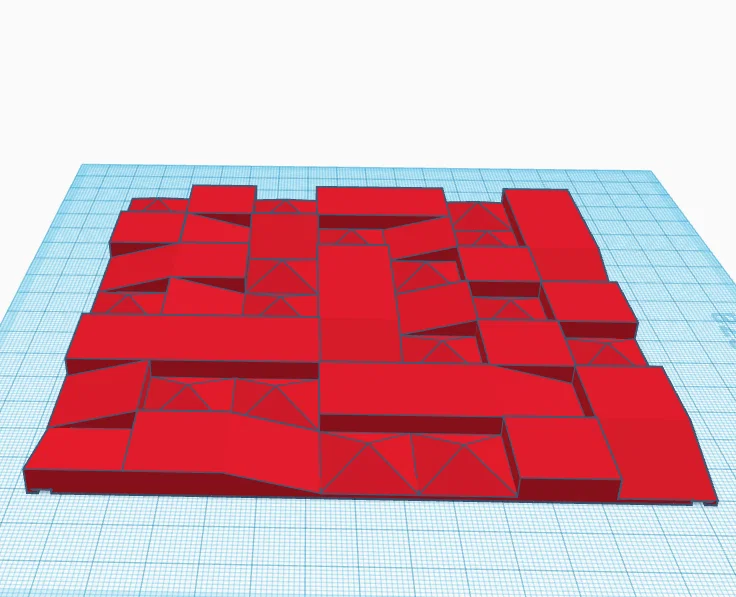 Tấm ốp trang trí tường họa tiết hình học 3D hiện đại - Image 1