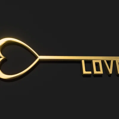 Mô hình 3D Chìa khóa Tình yêu (Love Key) làm quà tặng ý nghĩa