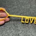Mô hình 3D Chìa khóa Tình yêu (Love Key) làm quà tặng ý nghĩa - Thumbnail 2