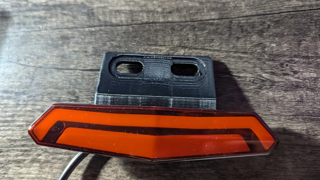 (60mm) Pat gắn đèn phanh ebike DIY cho khung Stealth Bomber - Image 3