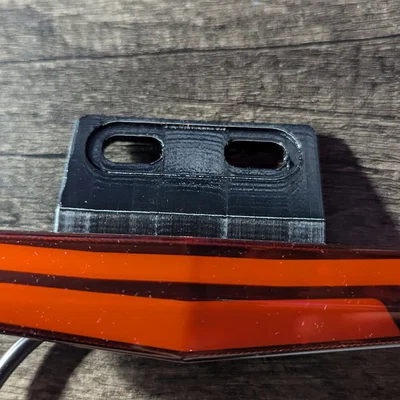 (60mm) Pat gắn đèn phanh ebike DIY cho khung Stealth Bomber