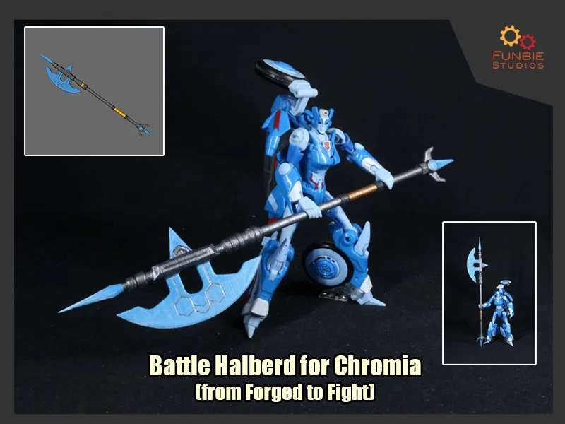 Rìu giáo chiến đấu (Battle Halberd) cho Transformers Chromia - Image 1