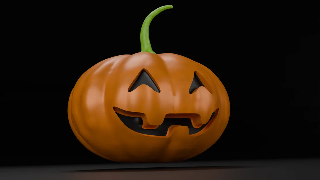 Bí Ngô Trang Trí Halloween (Halloween Decorative Pumpkin) - Image 1