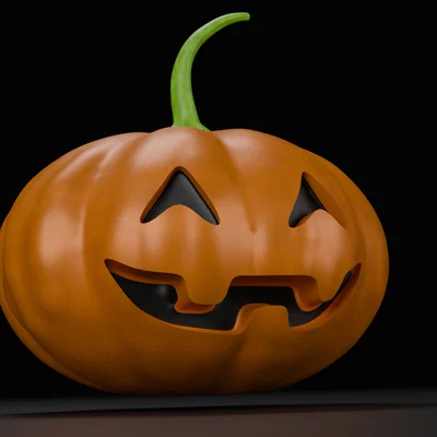 Bí Ngô Trang Trí Halloween (Halloween Decorative Pumpkin)