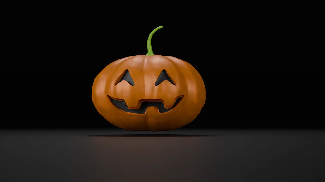 Bí Ngô Trang Trí Halloween (Halloween Decorative Pumpkin) - Image 2