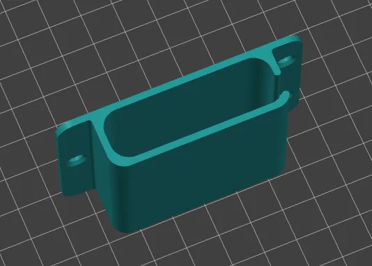 Kẹp/Dẫn hướng dây cáp gắn tường (wall cable guide/clip) - Image 2