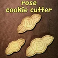 Khuôn cắt bánh quy hình hoa hồng (Rose Cookie Cutter) độc đáo - Thumbnail 1