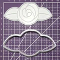 Khuôn cắt bánh quy hình hoa hồng (Rose Cookie Cutter) độc đáo - Thumbnail 2