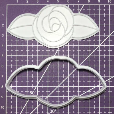 Khuôn cắt bánh quy hình hoa hồng (Rose Cookie Cutter) độc đáo