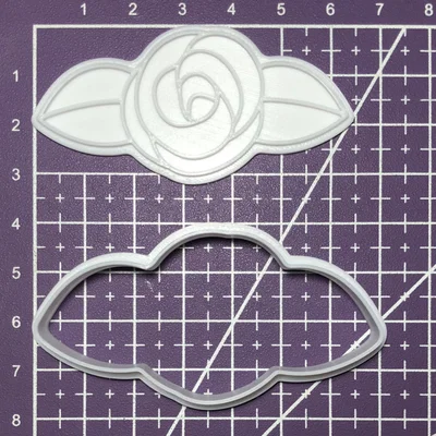 Khuôn cắt bánh quy hình hoa hồng (Rose Cookie Cutter) độc đáo