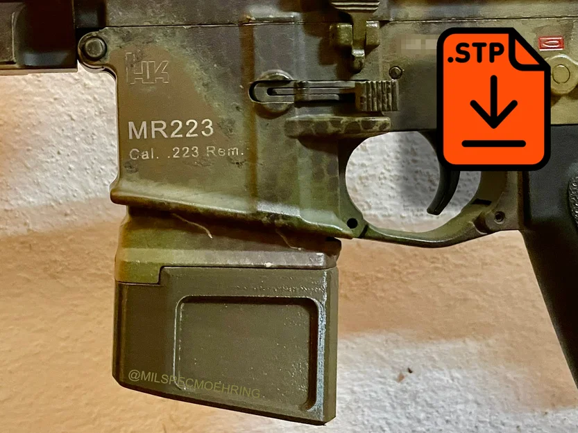 File STEP Đế Mở Rộng MagPul PMAG (Extended Floorplate) - Image 1