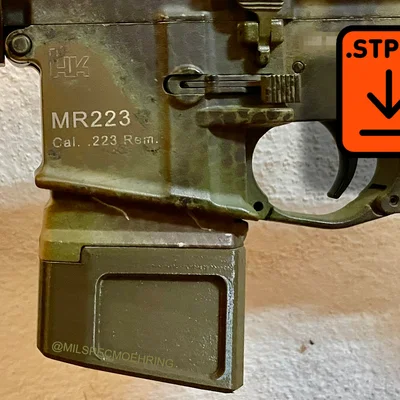 File STEP Đế Mở Rộng MagPul PMAG (Extended Floorplate)