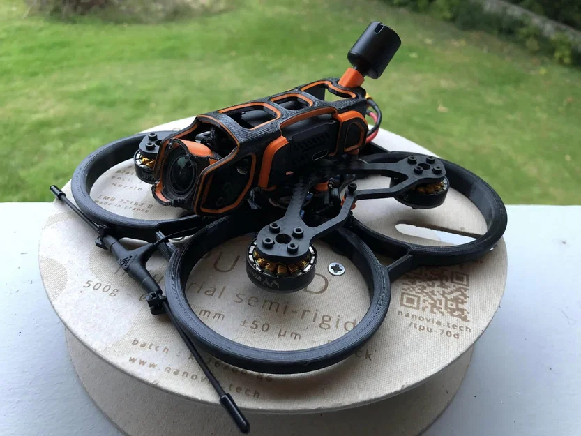 Bộ khung Drone siêu nhẹ CADRE JOCKER-2.5-P cho FPV racer - Image 4