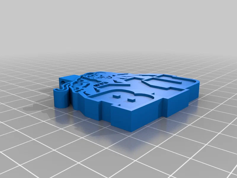 Móc khóa logo BYU in 3D - Phụ kiện độc đáo cho fan BYU - Image 1