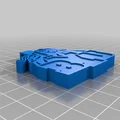 Móc khóa logo BYU in 3D - Phụ kiện độc đáo cho fan BYU - Thumbnail 1