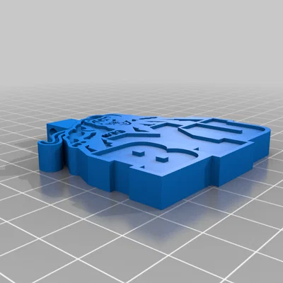 Móc khóa logo BYU in 3D - Phụ kiện độc đáo cho fan BYU