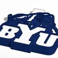 Móc khóa logo BYU in 3D - Phụ kiện độc đáo cho fan BYU - Thumbnail 2