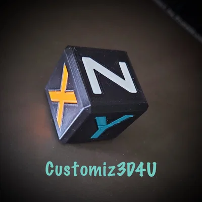 Mô hình kiểm tra in đa màu XYZ Cube cho máy MMU3 và XL 5Tool