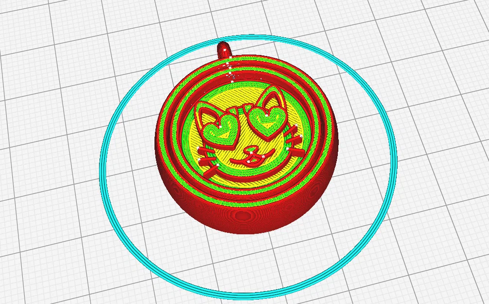 Móc khóa mèo dễ thương (Keychain Cat) in 3D xinh xắn - Image 2