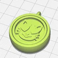 Móc khóa mèo dễ thương (Keychain Cat) in 3D xinh xắn - Thumbnail 4
