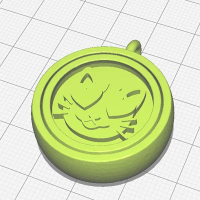 Móc khóa mèo dễ thương (Keychain Cat) in 3D xinh xắn