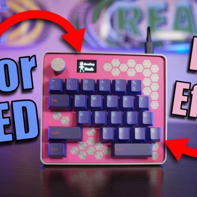 Hướng dẫn tự làm bàn phím cơ Analog Keeb tại nhà với in 3D