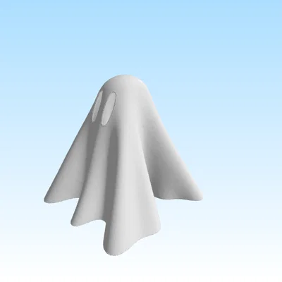 Simple Ghost – Giá đỡ nến tea light điện tử hình ma đơn giản
