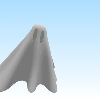 Simple Ghost – Giá đỡ nến tea light điện tử hình ma đơn giản
