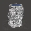 Bình/Lọ Cork Tree kiêm Organizer (3D Scanned) - Thumbnail 1