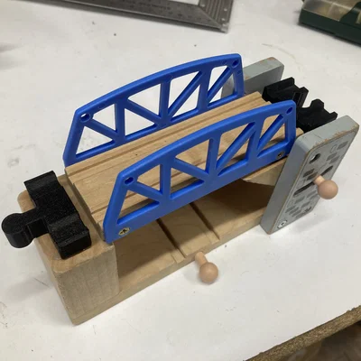 Bộ phụ kiện in 3D sửa chữa cầu gỗ cho xe lửa đồ chơi