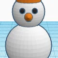 Mô hình người tuyết (Snowman decor) trang trí bàn làm việc cực xinh