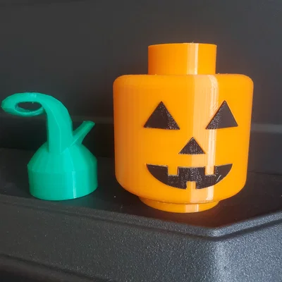 Bí Ngô Jack O’ Lantern Khổng Lồ Phong Cách Lego