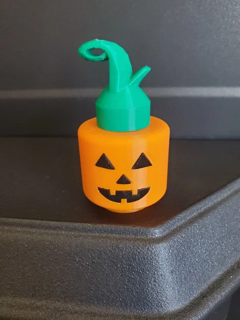 Bí Ngô Jack O Lantern Lấy Cảm Hứng Lego - Image 1