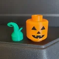 Bí Ngô Jack O Lantern Lấy Cảm Hứng Lego - Thumbnail 2