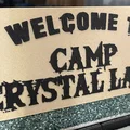 Bảng hiệu trang trí Halloween Camp Crystal Lake - File in 3D đẹp mắt - Thumbnail 1