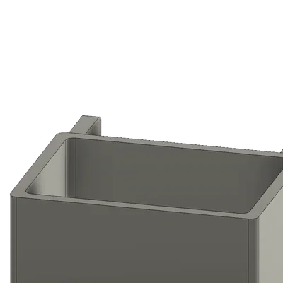 Hộp đựng dây rút treo bảng Skadis 60x45mm tiện lợi