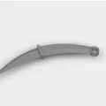 Mô hình dao Karambit 3D thiết kế sắc sảo - File in STL chất lượng - Thumbnail 1