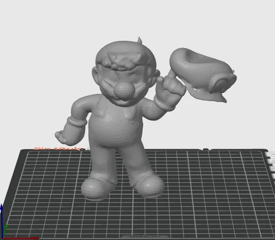 Mô hình Mario 3D đáng yêu - Tải file STL in 3D chất lượng cao - Image 1