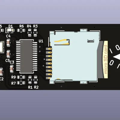CyberDrive – Vỏ in 3D cho PCB SD-to-USB nạp sẵn Kali Linux/BlackArch