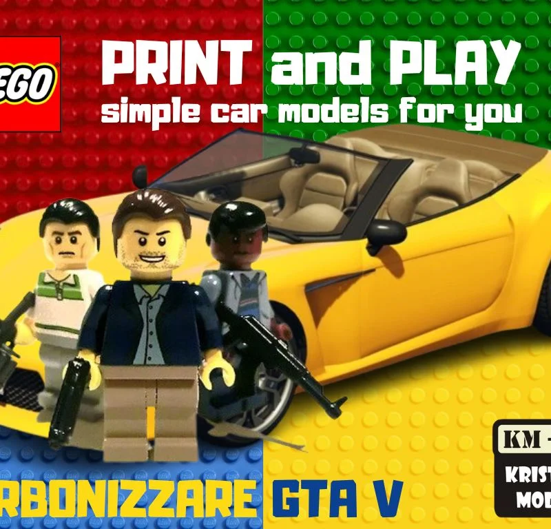 Mô hình xe LEGO Carbonizzare GTA V in 3D độc đáo