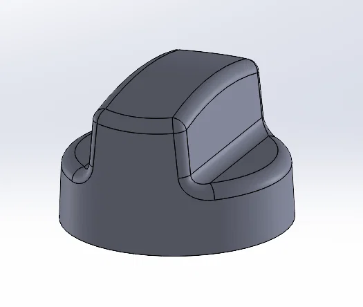 Mẫu núm vặn điều khiển máy hút mùi Wolf (Wolf Range Hood Knob) in 3D - Image 1