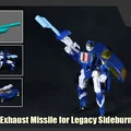 Exhaust Missile cho Transformers Legacy Sideburn - Thumbnail 1