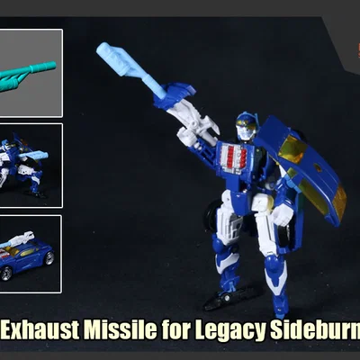 Exhaust Missile cho Transformers Legacy Sideburn